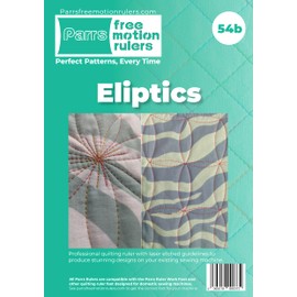 Parrs Eliptics Free Motion Quilting Ruler for Domestic Machines