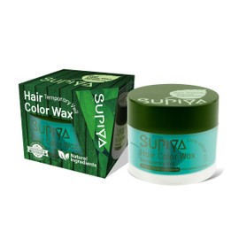 SUPIYA Temporary Hair Styling Color Wax, Green Blue Purple Red Hair Dye Color Wax Washable Natural Instant Hair Color Cream for DIY Hairstyle for Kids Men Women