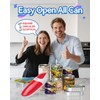 Phniti Electric Can Opener, Hands-Free Automatic Can Opener with Smooth