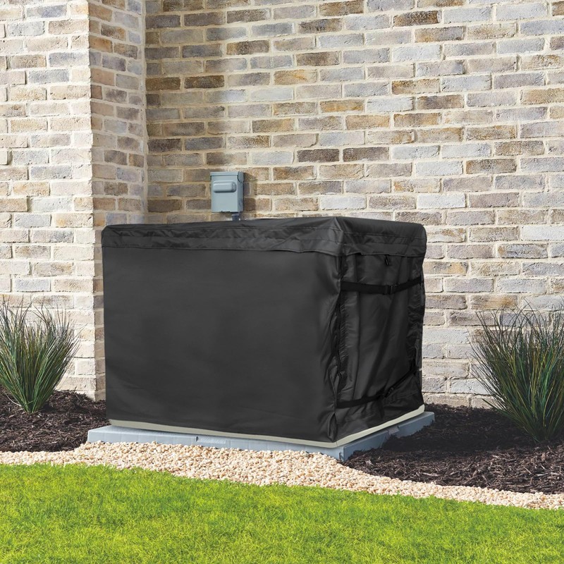 Generator Cover,Heavy Duty 600D Waterproof Generator Cover for 7043 22kW