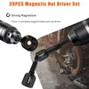 FTIHTRY 39Pcs Magnetic Nut Driver Set for Impact Drill, Metric