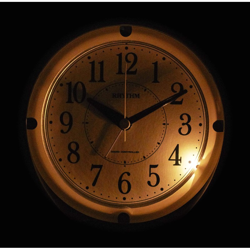 Rhythm 4RL439SR04 Atomic Clock, Alarm Clock, Electronic Sound Alarm (Just