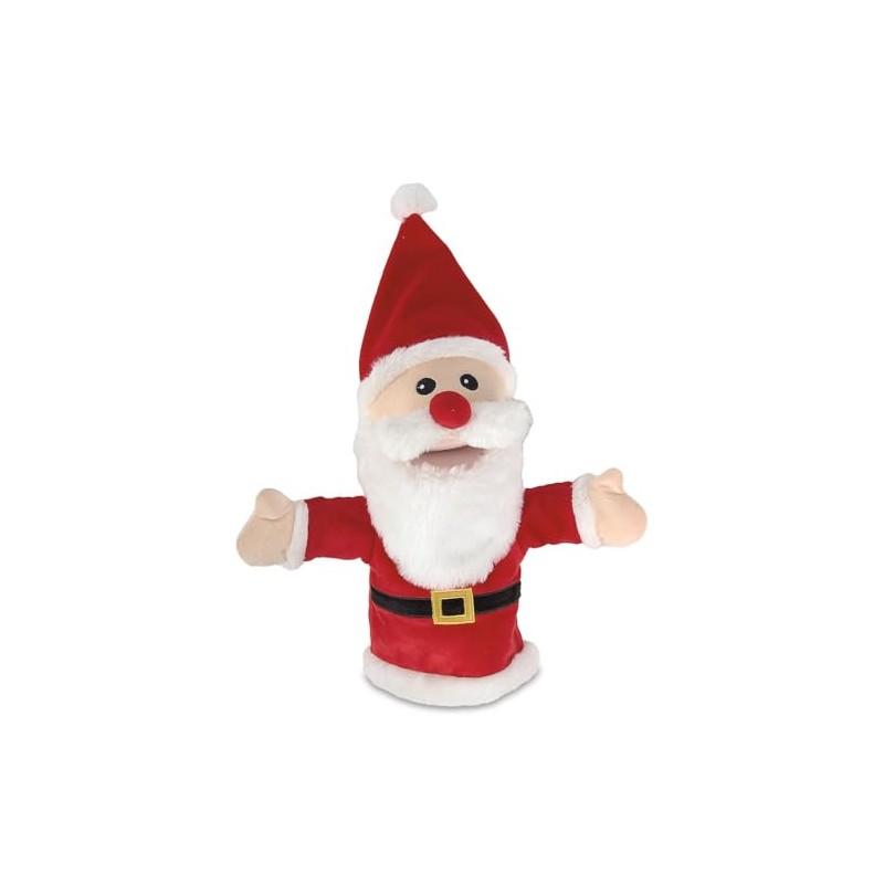 Current Christmas Hand Puppet, Santa - Toys, Children's, Interactive, 13"