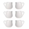 Luxshiny 6pcs Mini Creamer Jug: Ceramic Milk Jug Sauce Cup