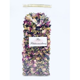 Organic Flower Mix - Flower Mix - Rose Petals, Violet Blossoms, Lavender Blossoms, Rose Buds 50 g