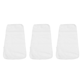 Unbleached Castor Oil Pads Reusable Organic Cotton Flannel Wrap 3 Pieces Soft SkinFriendly Body Care for Soothing