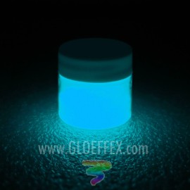 GLO Effex Phosphorescent Glow in the Dark Paint - Aqua - 4 oz