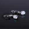 C·QUAN CHI Women's 925 Sterling Silver Hanging Earrings Opal Pendant