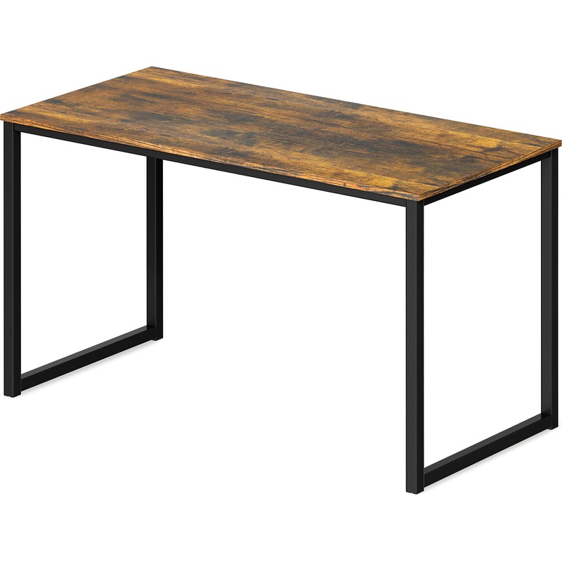 SHW Home Office 40-Inch Computer Desk, Rustic Brown