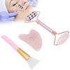 Face Roller Massager Gua Sha Board Mask Brush Set Beauty