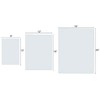 Phore Tempered Glass Cutting Board for Kitchen, Dishwasher Safe, Clear