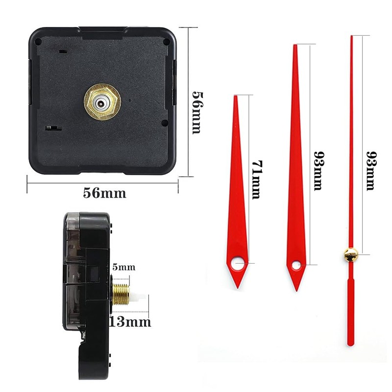 Silence Quartz Clock Movement, Quartz DIY Wall Clock Movement Mechanism