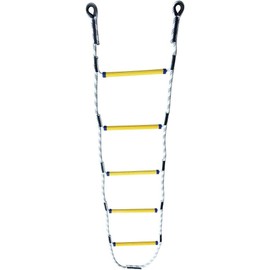 Aoneky 5.9 ft Nylon Climbing Rope Ladder for Kids or Adult Playground Hanging Ladder