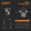 HANGLIFE Rivet Nut Assortment Kit (250 Pcs) - UNC SAE