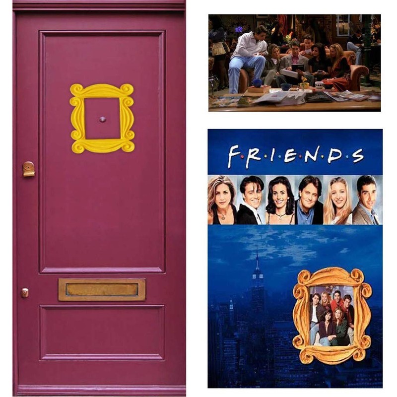 Handmade Friends Peephole Frame - As seen on Monica’s Door
