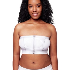 Medela Hands-Free Pump Bustier Easy Express Pump Bra with Adaptive Stretch White XL