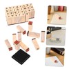 Tofficu 1 Set Decorative Wooden Stamps for Journals Scrapbooking Crafting