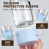 Glass Spray Bottles with Silicone Sleeves (2 Pack, 16 oz),