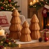 Bucherry Juego de 3 piezas de decoración de árbol de