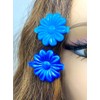 Tara Girls Self Hinge Plastic Flower Hair Barrettes 18 Pieces