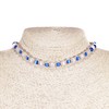 BlueRica - Gargantilla de cáñamo con abalorio de ojo de