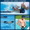 Verstellbarem Schwimmgürtel für Pool mit 4-12 M Elastischen Gummibändern,10CM Breiterer
