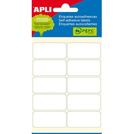 Apli 19x40mm Mini Label - White (Pack of 60)