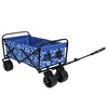 ESPIDOO 440lbs Collapsible Wagon Cart: Heavy-Duty Steel Frame & All-Terrain