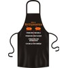 Rahmenlos S2924 Apron with German Text "Grillgesetze" (Rules of the
