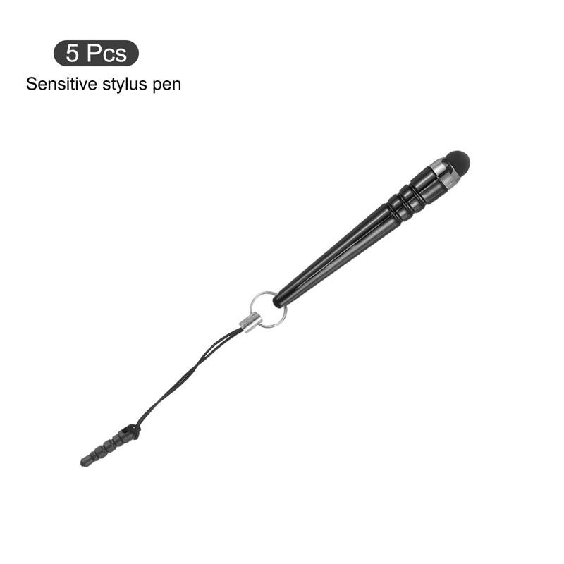 QUARKZMAN 5 Pack Metallic Stylus Touch Screen Stylus Pen Aluminum