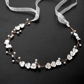 TONAUP Corolla Hair Wedding Headwear 35 cm Girls Hair Bride Corolla Bride Female Headband Band Bride Girls Wedding