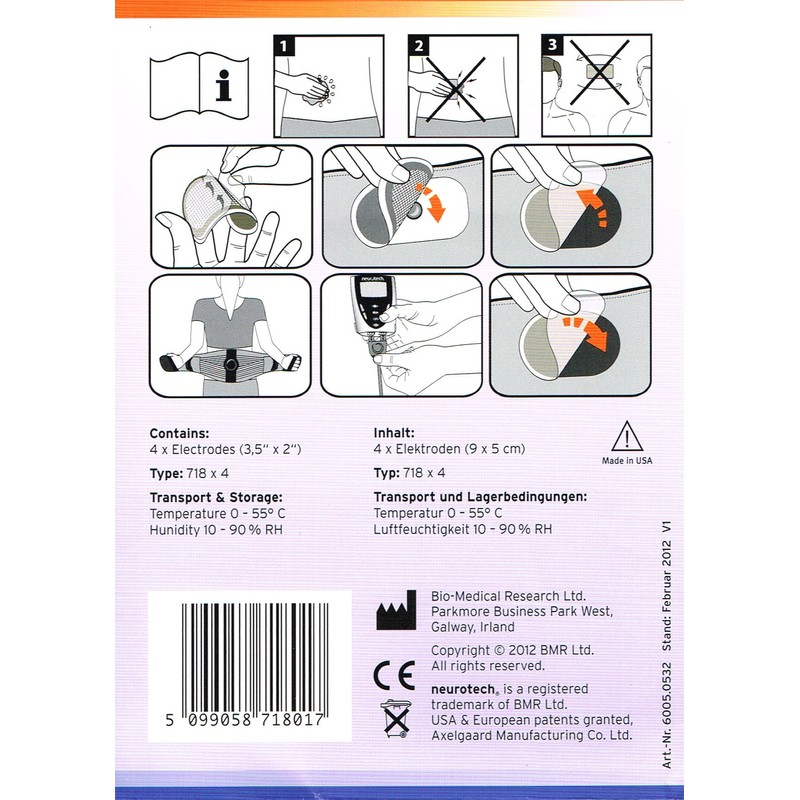 Femifree replacement gel pads. Suitable for the Femifree garment.
