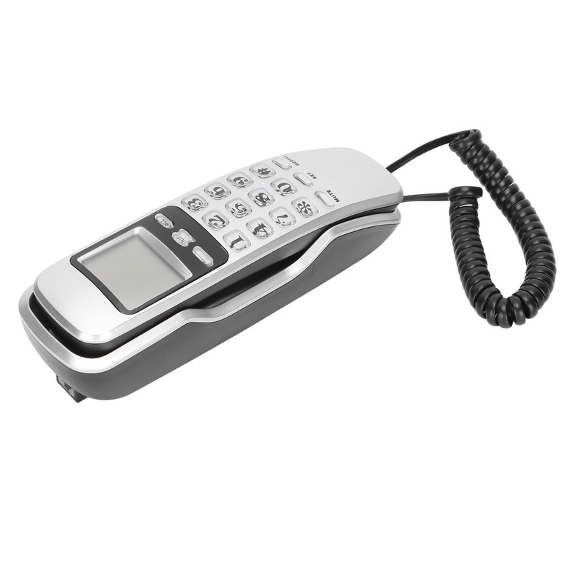 KXT888CID Mini Wall Telephone Hotel Wired Desktop Wall Phone for