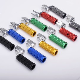 HRuizq Adjustable Front Footrests Pedal Foot Pegs with Honda Rebel 1100 CM1100 CMX1100 2021 2022 2023 (Gold)