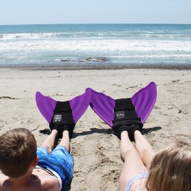 Sun Tails Mermaid Monofin (Purple, Nunui - Teen/Adult Size)