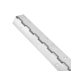 Gedotec Piano Tape for Screwing | Rolled Door Hinge | Door Hinge Stainless Steel 1.4016 | Screw-On Tape 1500 x 32 mm | Stabilo | Furniture Hinge Drilled | 1 Piece - Bar Hinge