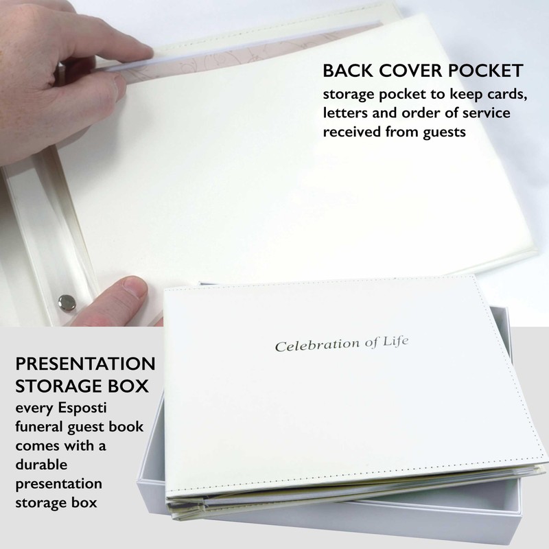 Celebration of Life | Condolence Book | Loose Leaf Inner