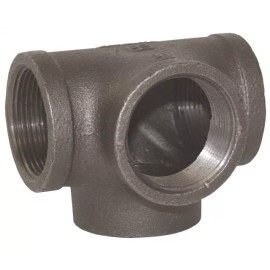 Jinan 1" Side Outlet TEE BLACK MALLEABLE IRON fitting pipe npt