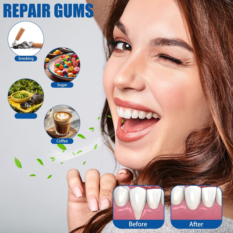 3 PCS Teeth Repair Gel, Gum Protect Repair Gel, Gentle