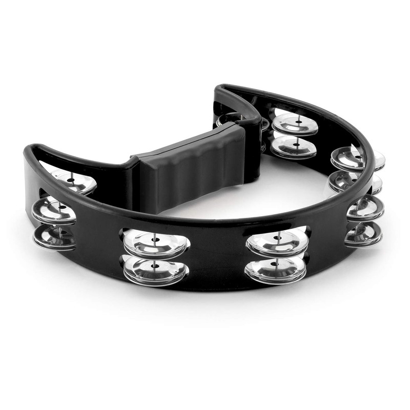 TIGER TAM14-BK Half Moon Tamburin - Schwarz