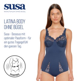 Susa Body Latina Women's Elastic Lace Body - 95E