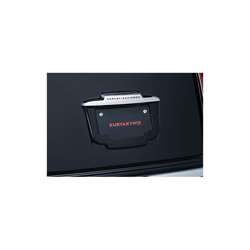 Kuryakyn License Plate Frame, Gloss Black