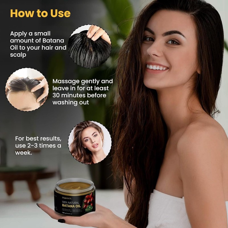 Praiasol aw Batana Oil for Hair Growth: 100% Pure and