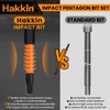 Hakkin 21Pcs Pentagon Screwdriver Bits Set S2 Steel Security Tamper