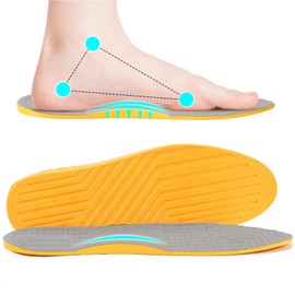 Supination Insoles for Over Supination & High Arch Support, Bow Legs Correcting Insoles,Women and Men O/X Leg Orthopedic Insoles,Heel Wedge Inserts for Foot Alignment, Flat Feet (Size : 39-40)