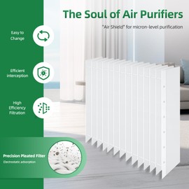 12758 Replacement Filter MERV 11 Compatible with GeneralAire 12758, AC-1#4001, AC-22, AC-3,Bryant 902BX,Carrier 31MF020/31MF120 Carrier 88NA2506MB01 Furnace Air Cleaner, 20x25x6 (3-Pack)
