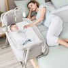Mecc ecoh Baby Bassinet Mattress, 100% Breathable Cover, Water-Resistant Lining,