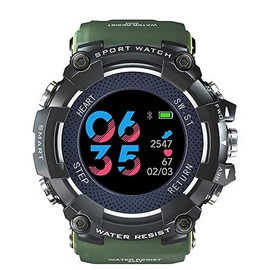Smartwatch con Pulsómetro,Impermeable IP68 Reloj Inteligente con Cronómetro, Monitor de sueño,Podómetro,Calendario                                    