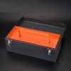 Edward Tools Metal ToolBox - Heavy Duty Portable Tool Box