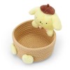 Sanrio 886637 Rope Basket with Mascot, M, Pompompurin, Storage